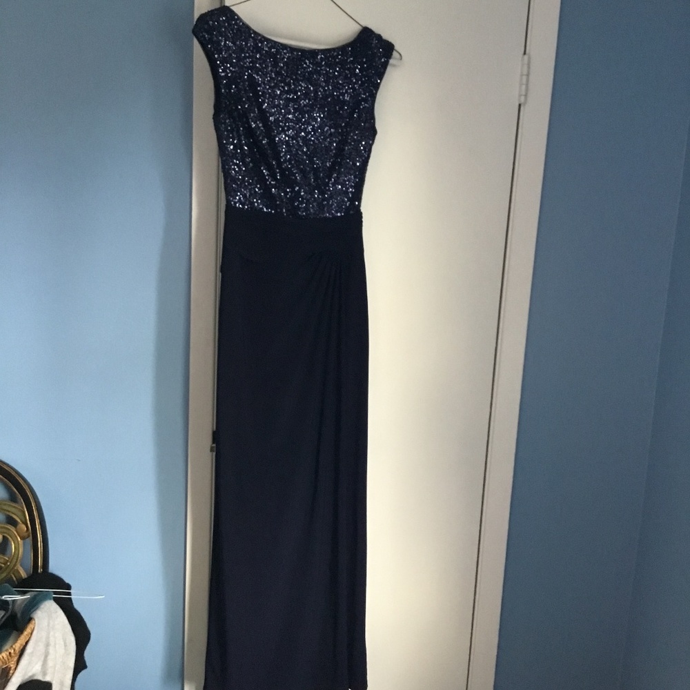 Navy gown